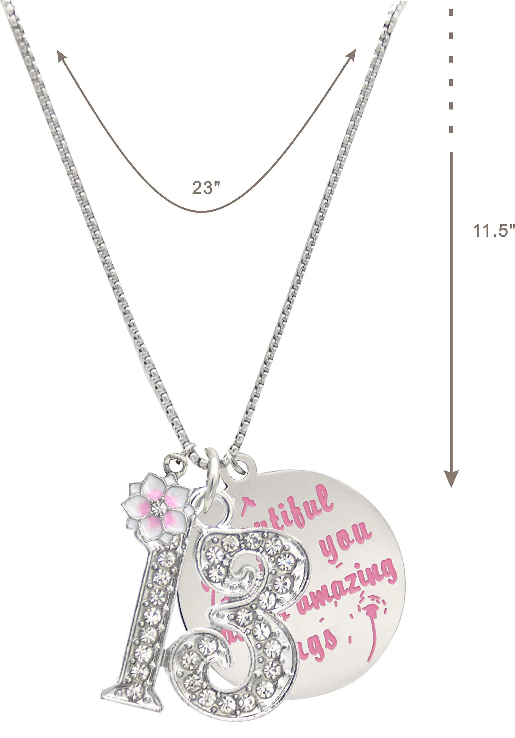 13th Birthday Gifts for Girls, Jewelry for Girls 13 Years Old, Girls 13th Birthday