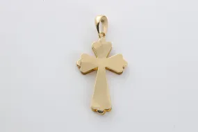 18k Yellow Gold Cross Pendant (2.23g.)