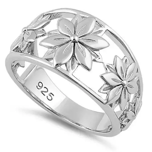 5 Flowers Ring