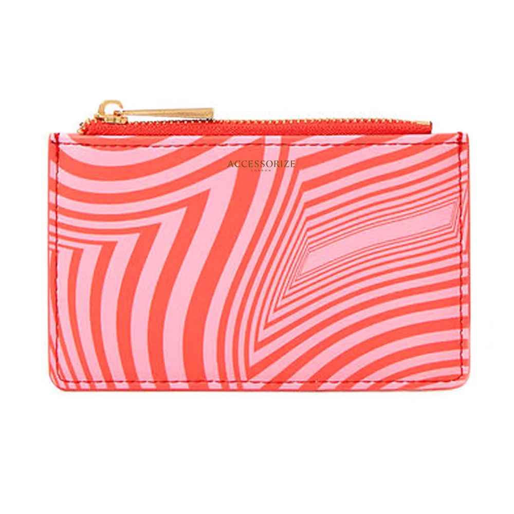 Accessorize London Pink Swirly Cardholder