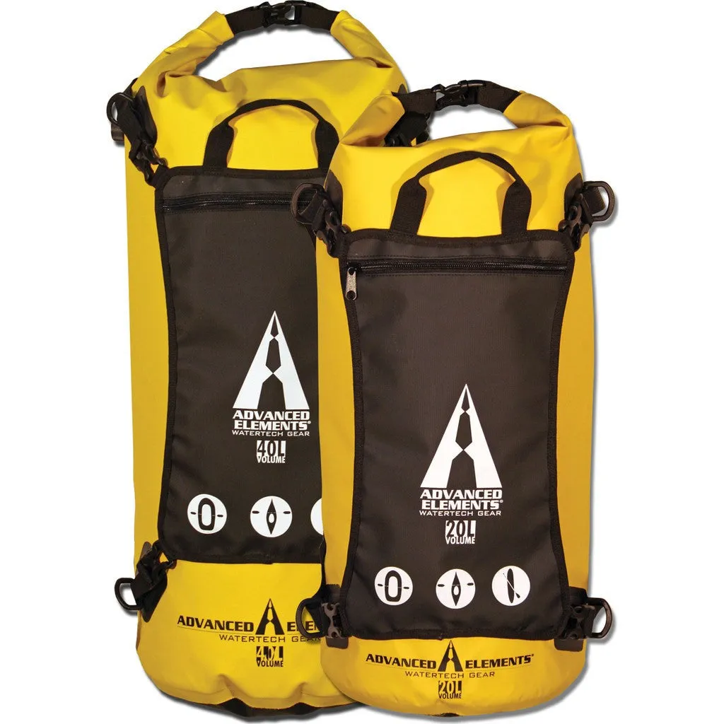 Advanced Elements 20L StashPak Rolltop Dry Bag | Yellow/Black