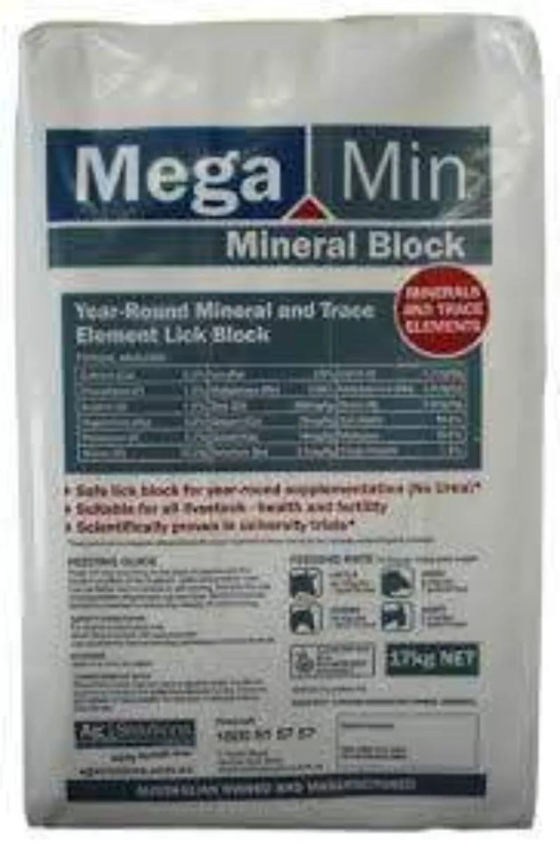 Ag Solutions Megamin Mineral Block - (LOCAL PICKUP ONLY)