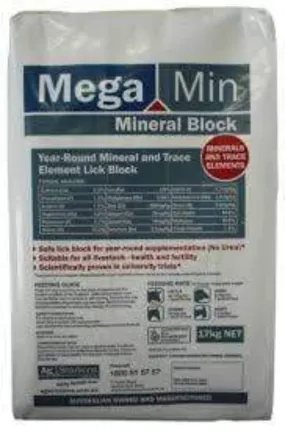 Ag Solutions Megamin Mineral Block - (LOCAL PICKUP ONLY)