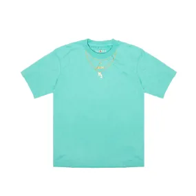 Air Jordan Womens Heritage Gold Chain T-Shirt 'Washed Teal'