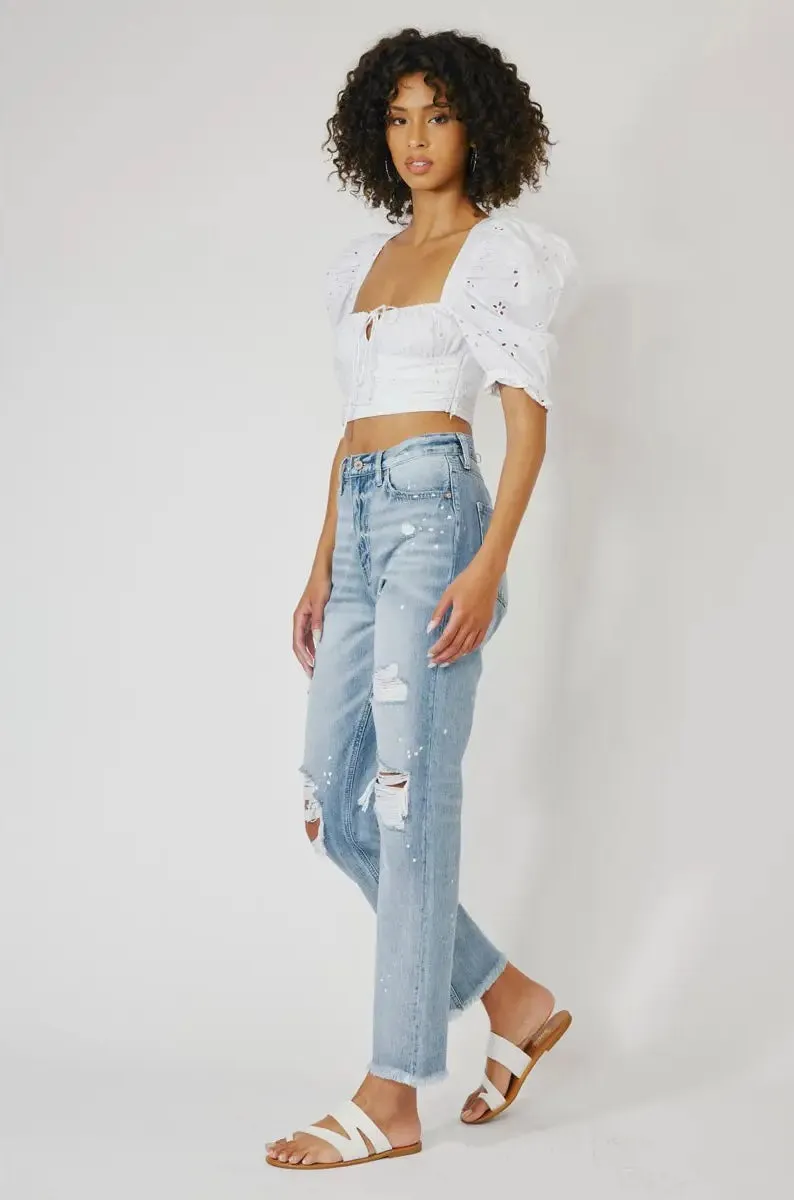 Angela Straight Fit Denim