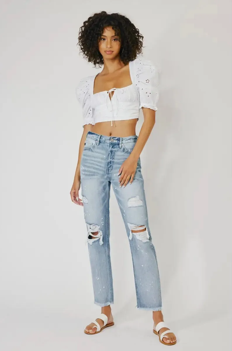 Angela Straight Fit Denim