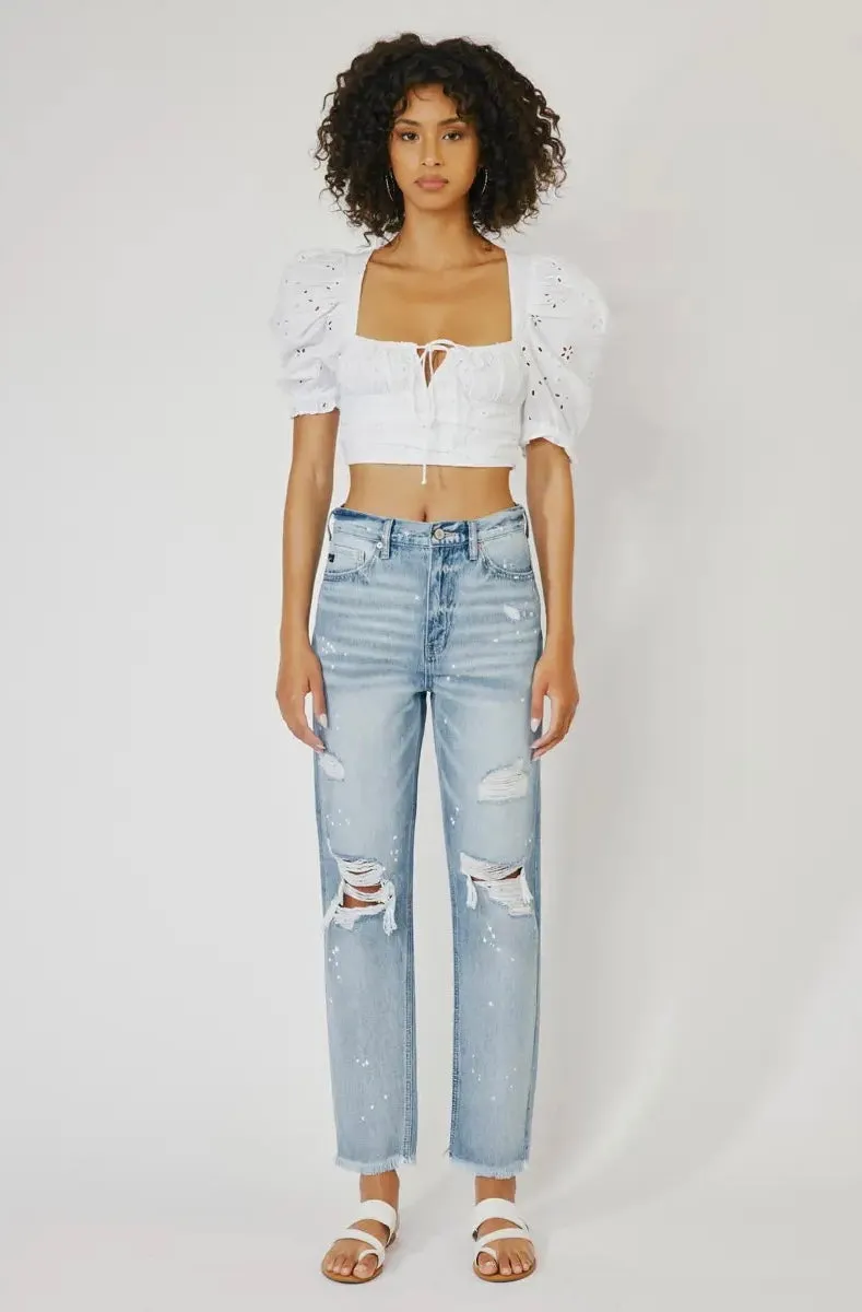 Angela Straight Fit Denim