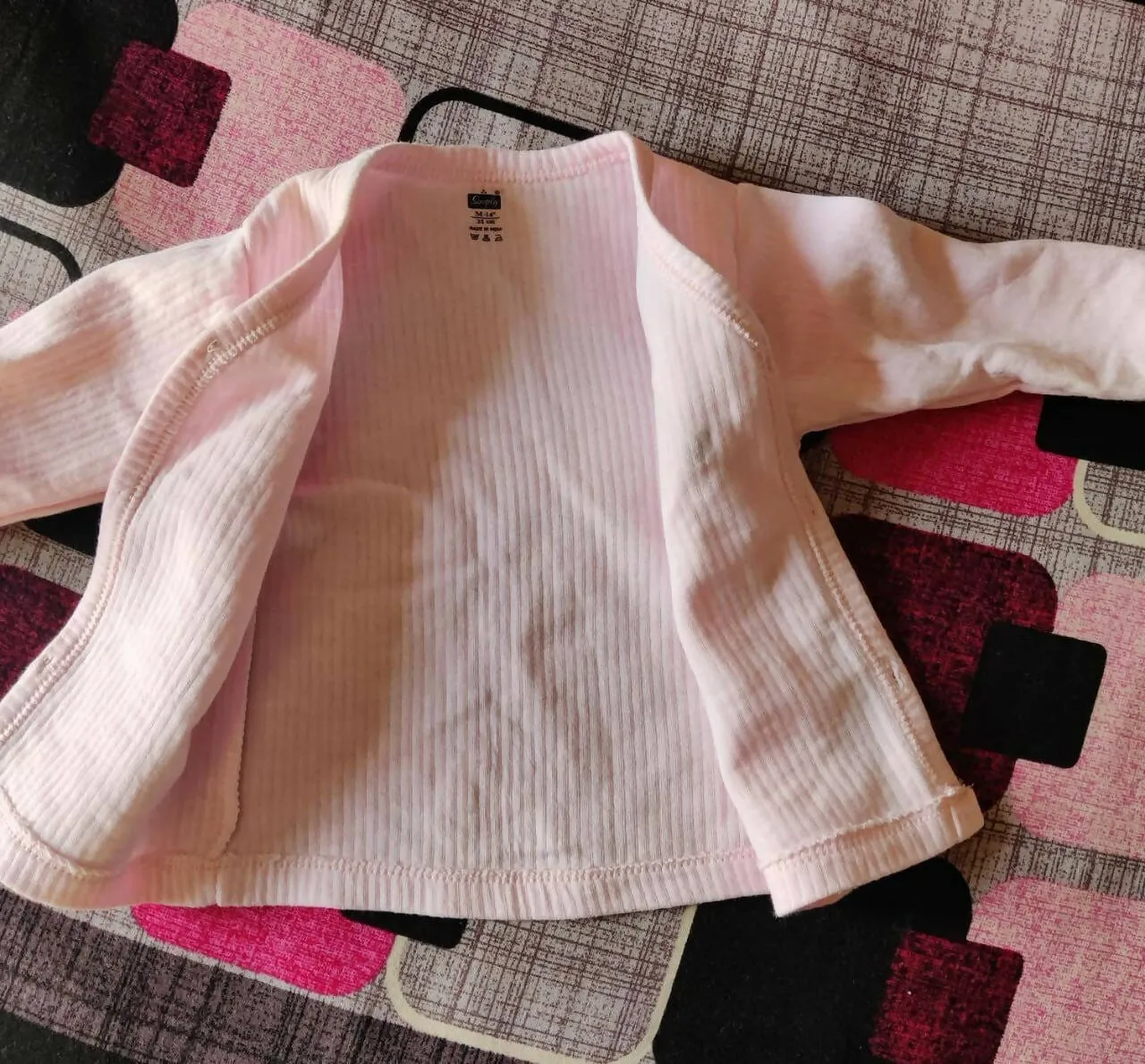 Baby Warm Front Open Shirt and Baby Reversible Warm T-shirt (combo of 2)