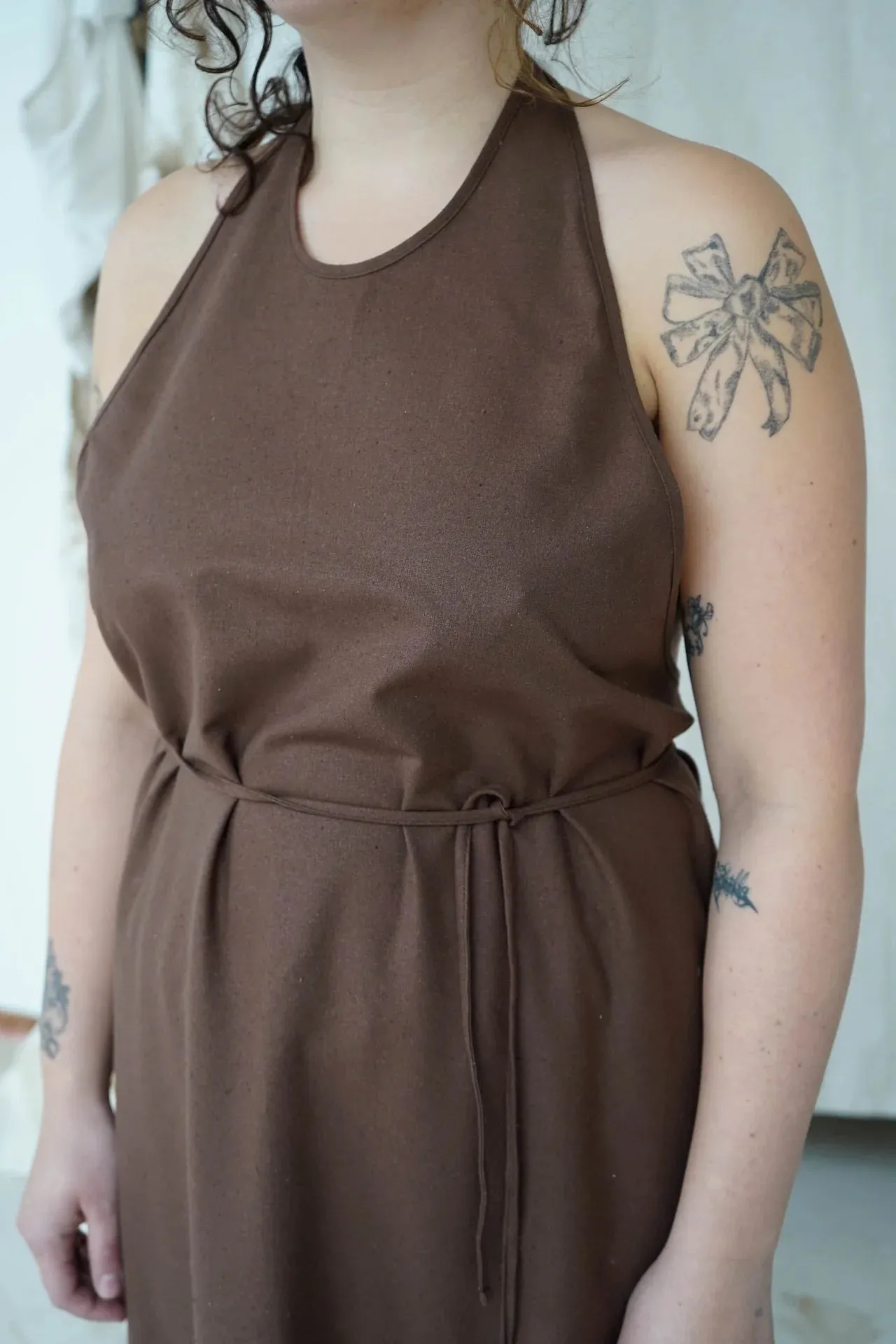 BASERANGE | Apron Dress - Wild Silk - Fovea