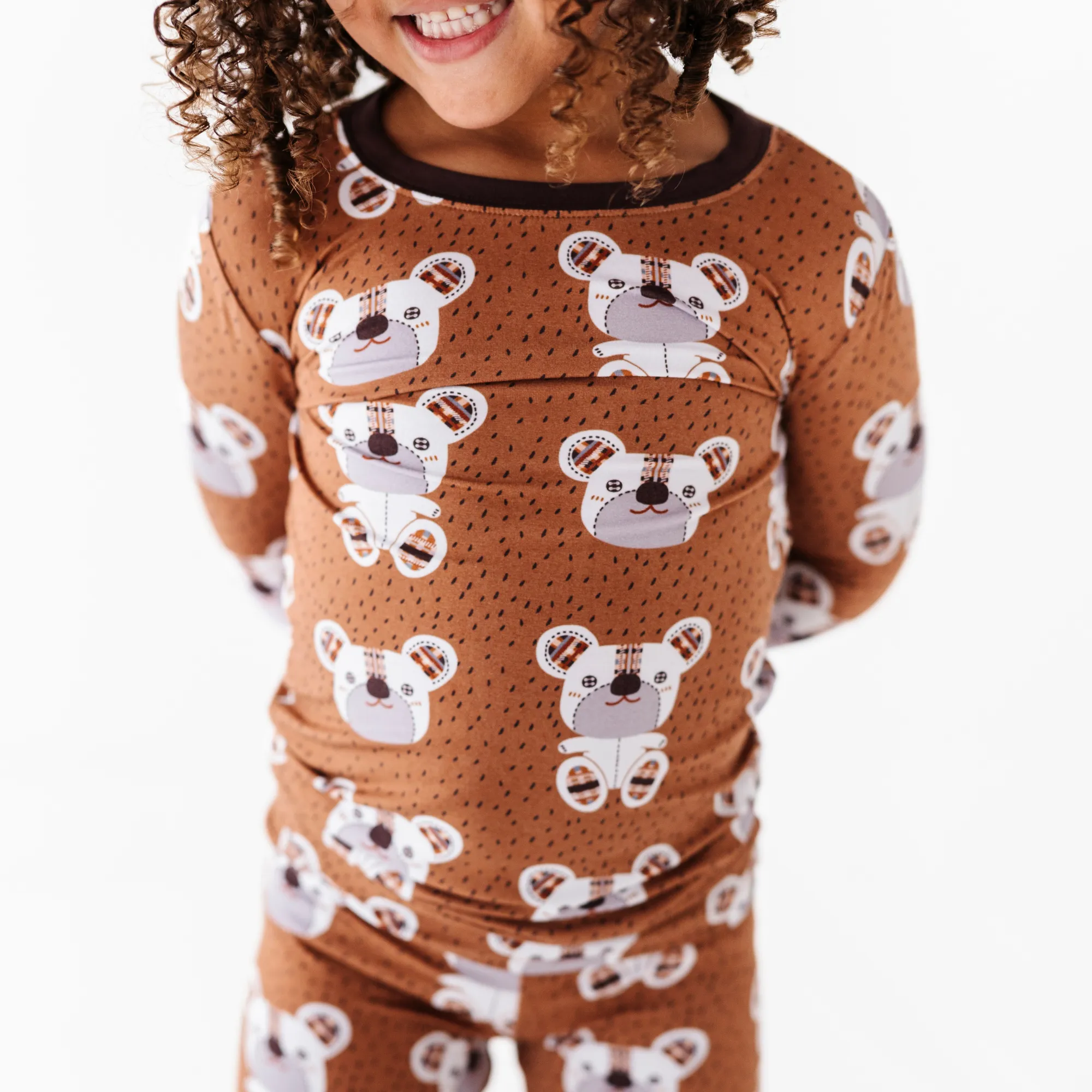 Bears Gone Plaid Toddler/Big Kid Pajamas