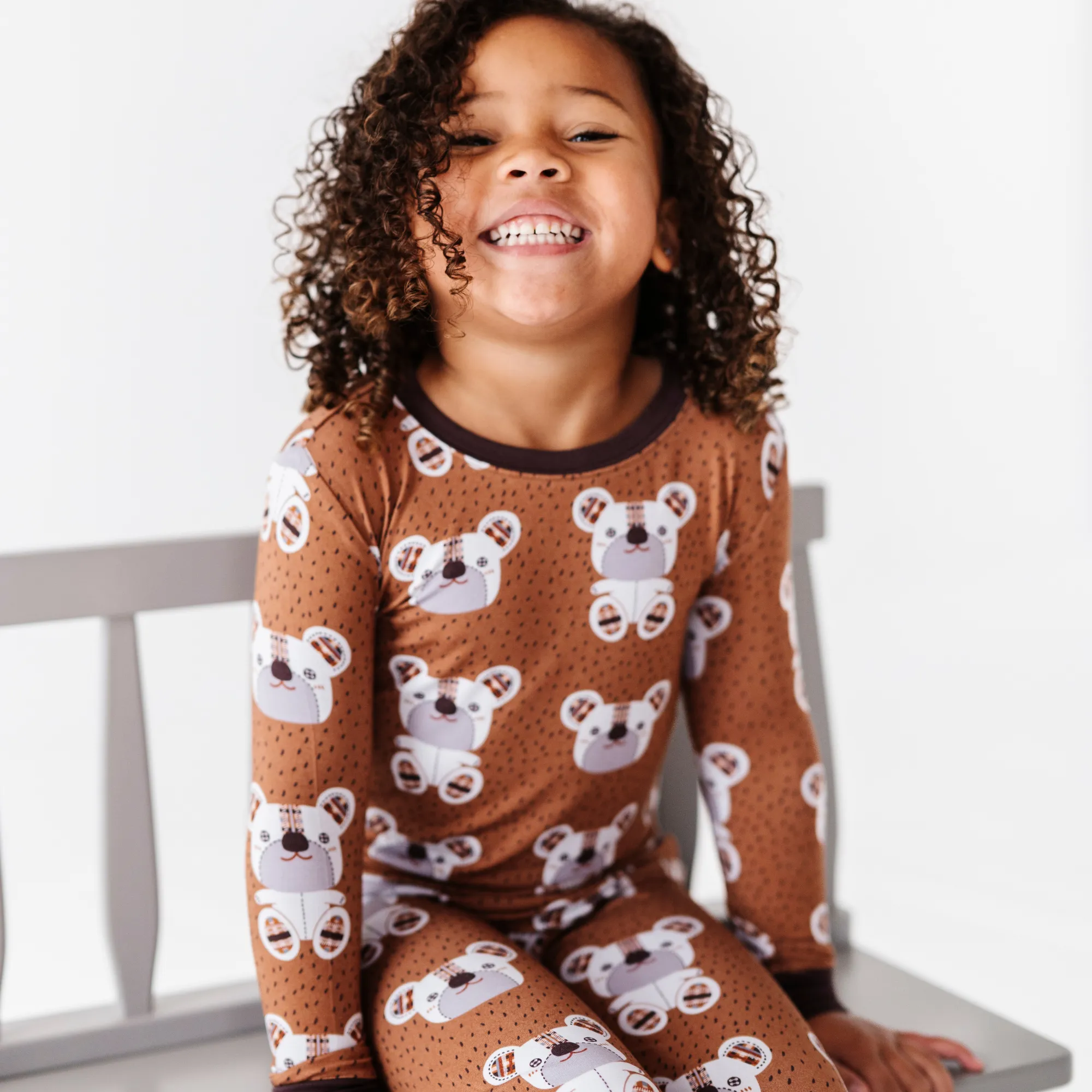 Bears Gone Plaid Toddler/Big Kid Pajamas