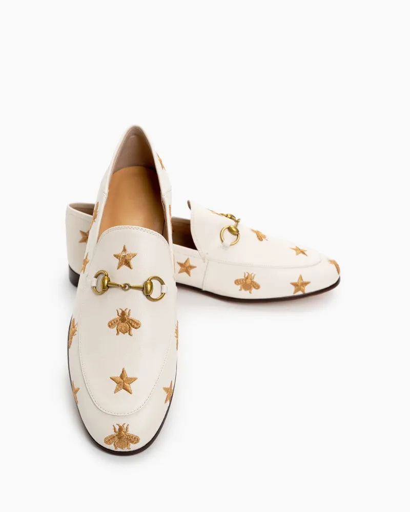 Bee and Star Leather Loafers