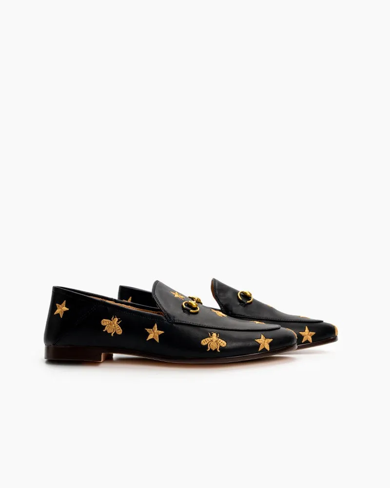 Bee and Star Leather Loafers