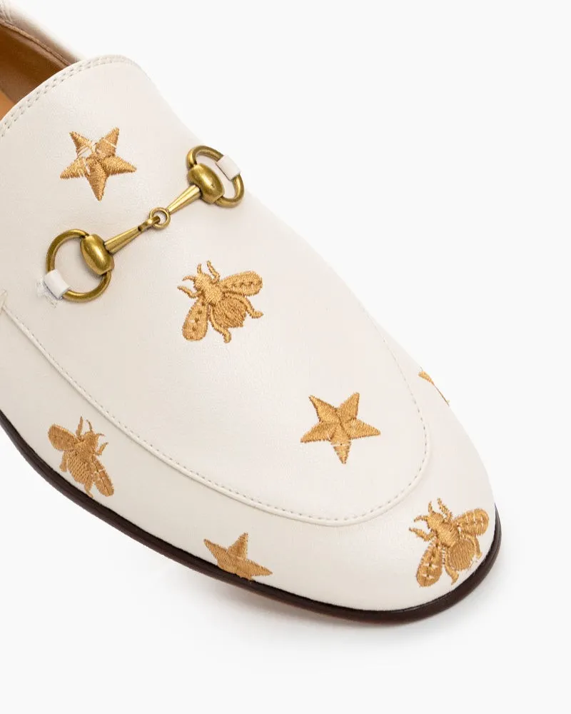 Bee and Star Leather Loafers