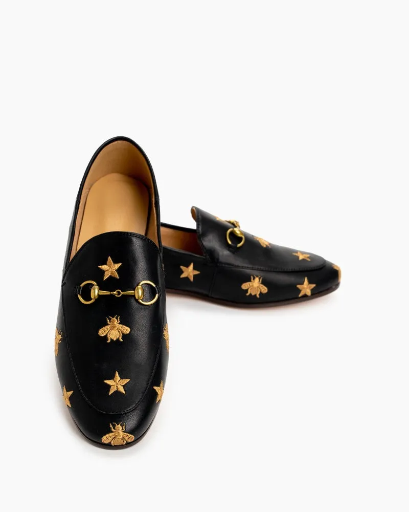 Bee and Star Leather Loafers