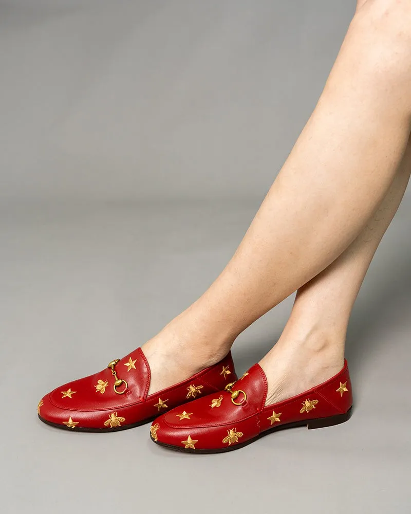 Bee and Star Leather Loafers