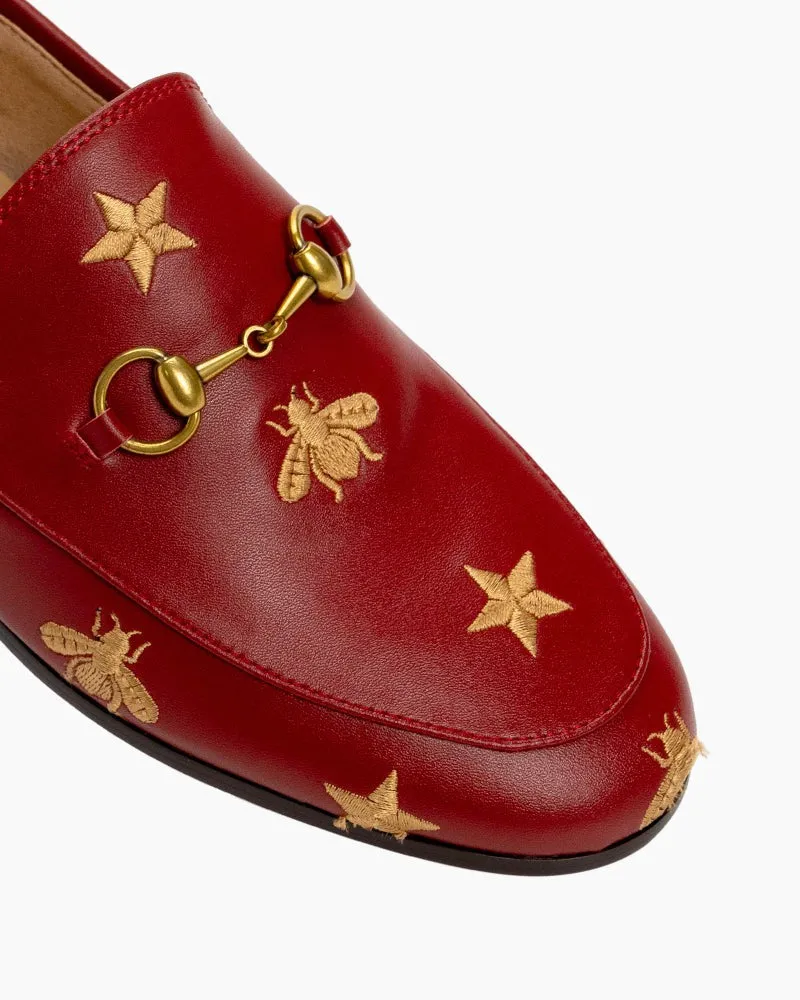 Bee and Star Leather Loafers