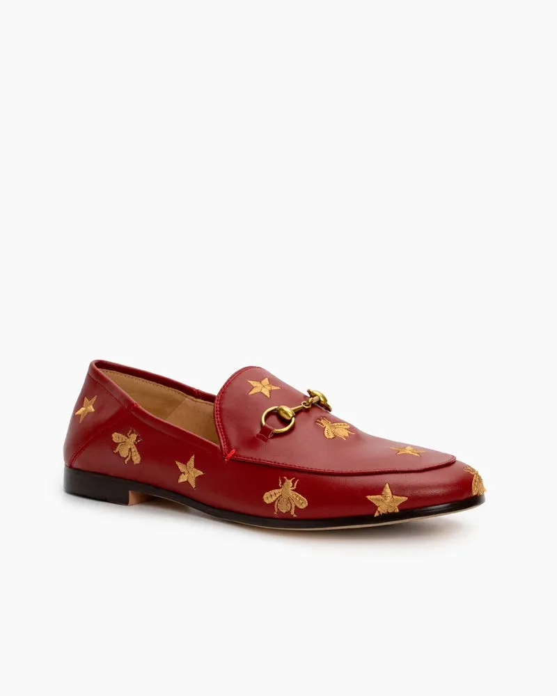 Bee and Star Leather Loafers