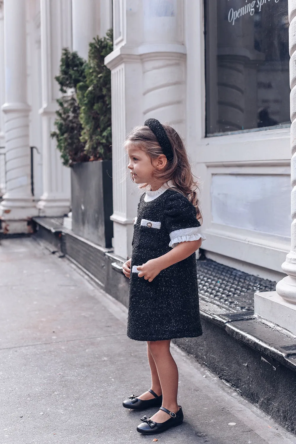 Black Wool Headband