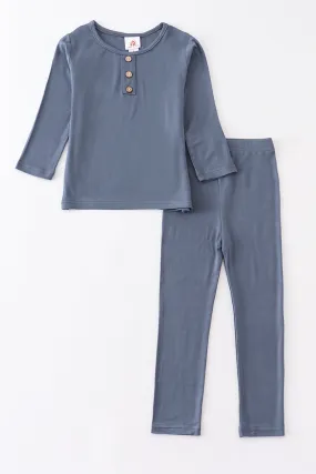 Blue pajamas bamboo set