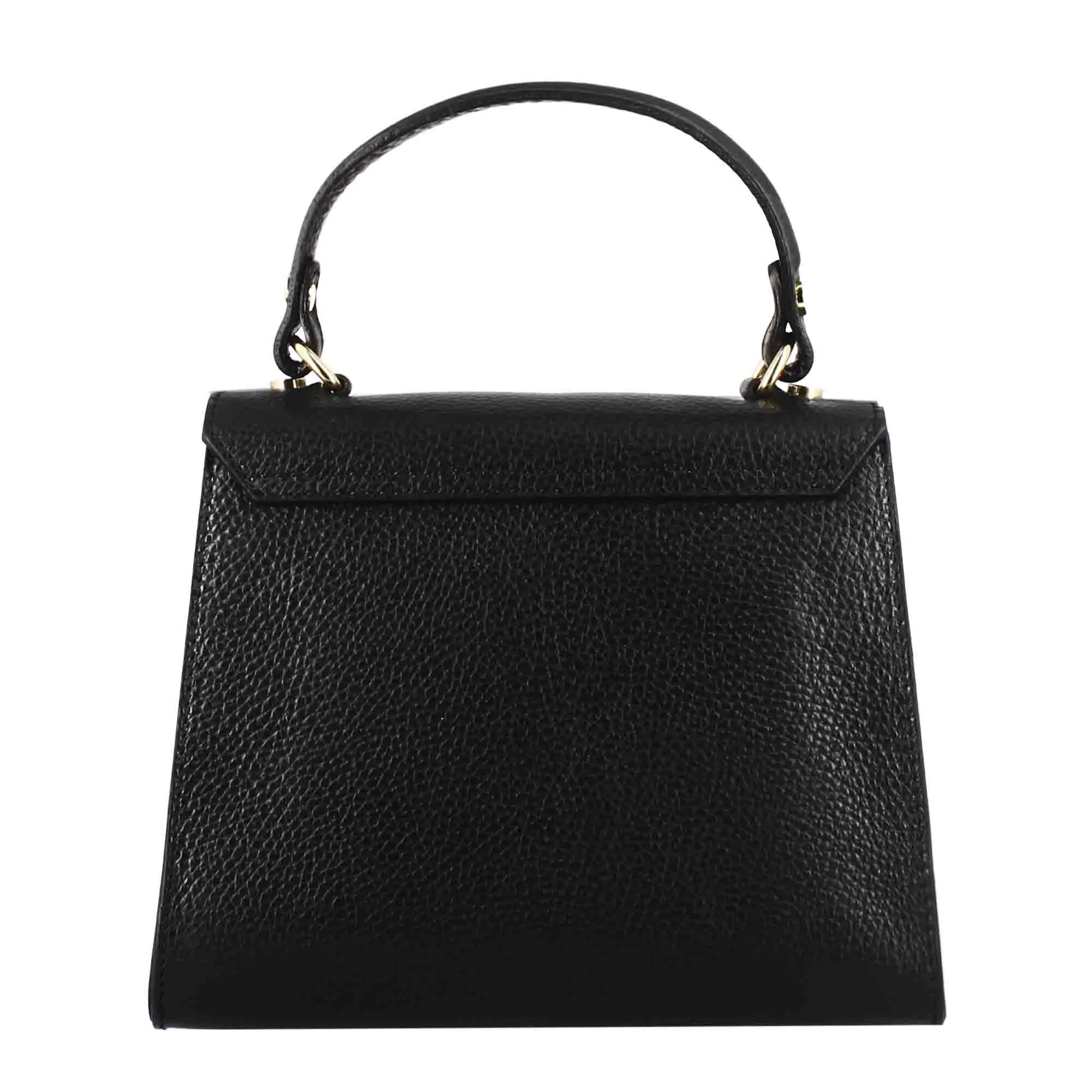 Borsa a mano Lady K da donna in pelle colore nero