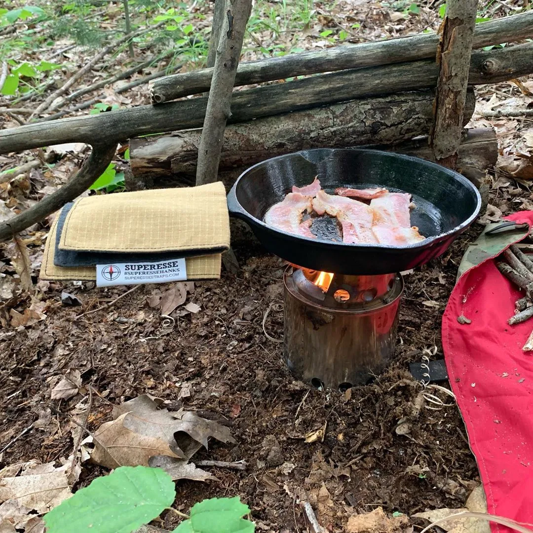 Camp Rag - Burn Proof Work Cloth built from Durable Kevlar Fabric w/ Lanyard Grommet.