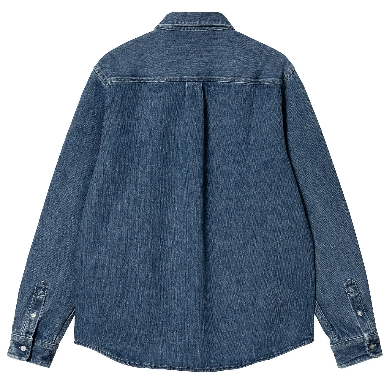 Carhartt WIP L/S Weldon Shirt Blue Heavy Stone Wash