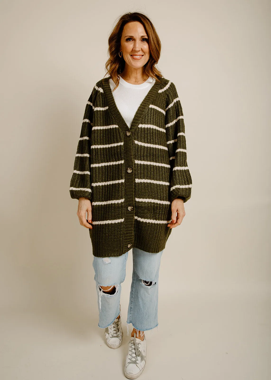 Cecilia Cardigan - Olive