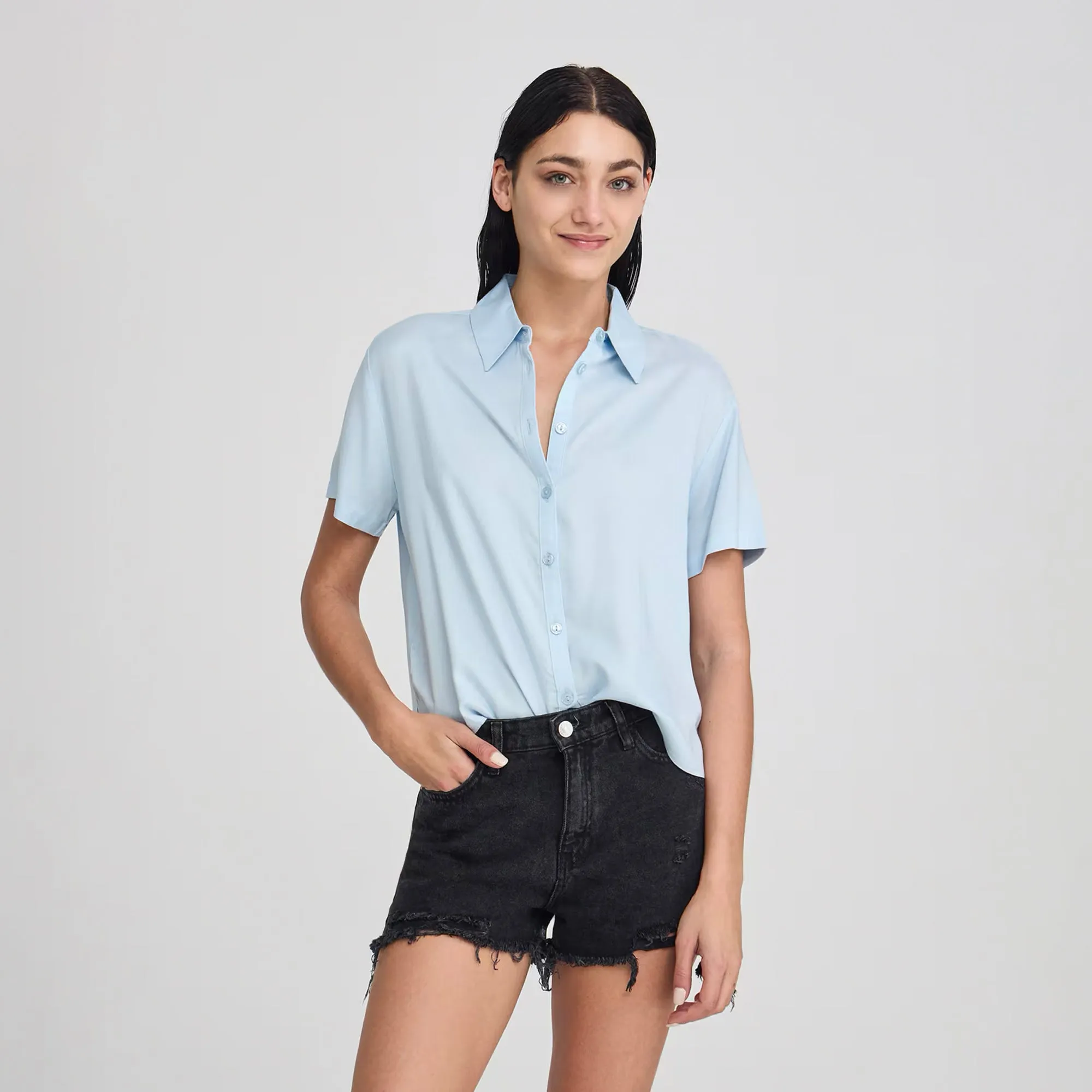 Classic Collar Short Sleeve Shirt