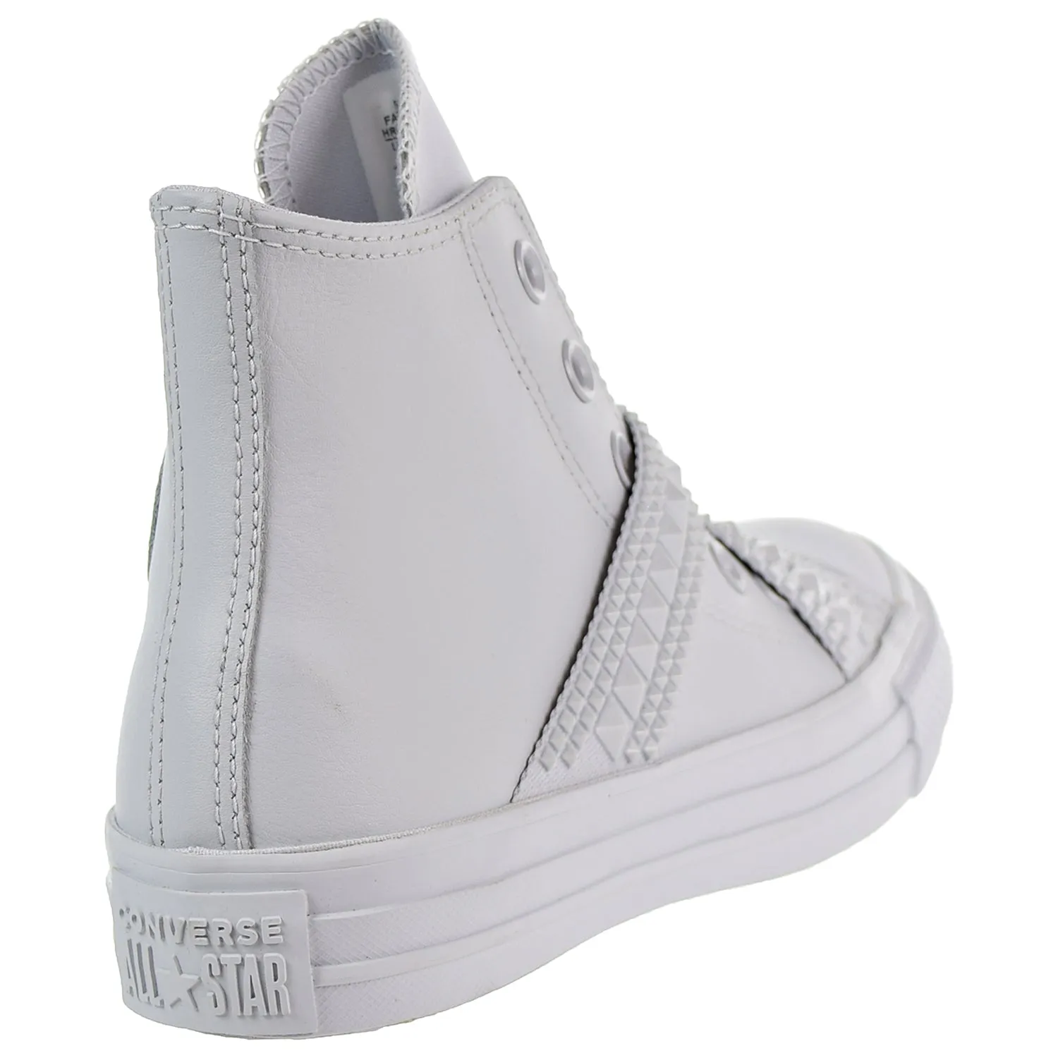 Converse Chuck Taylor All Star Punk Strap Hi Women's Shoes Pure Platinum