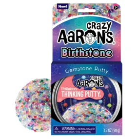 crazy aaron's thinking putty 4 tin - trend setters birthstone