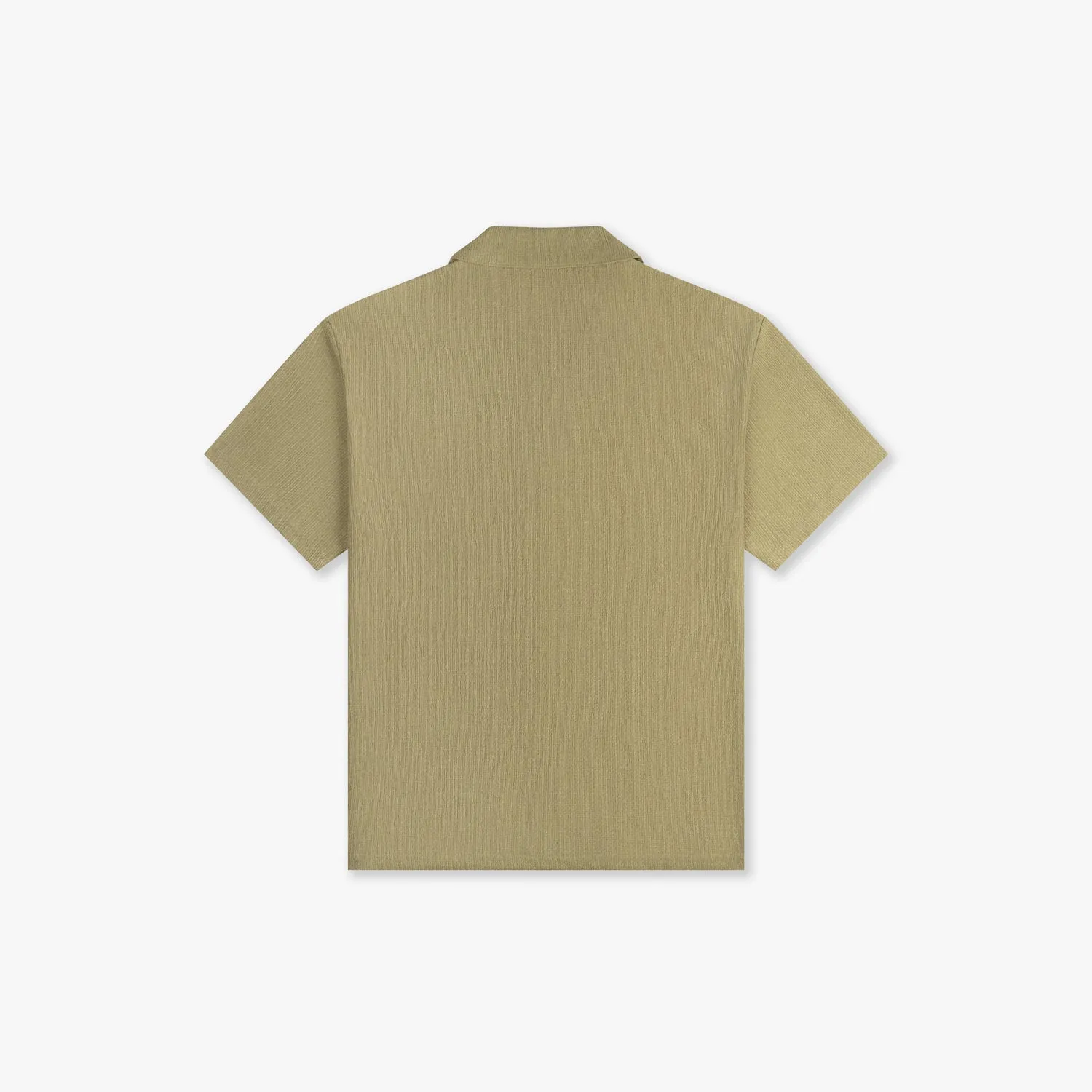 CROYEZ SEERSUCKER SHIRT - WASHED OLIVE