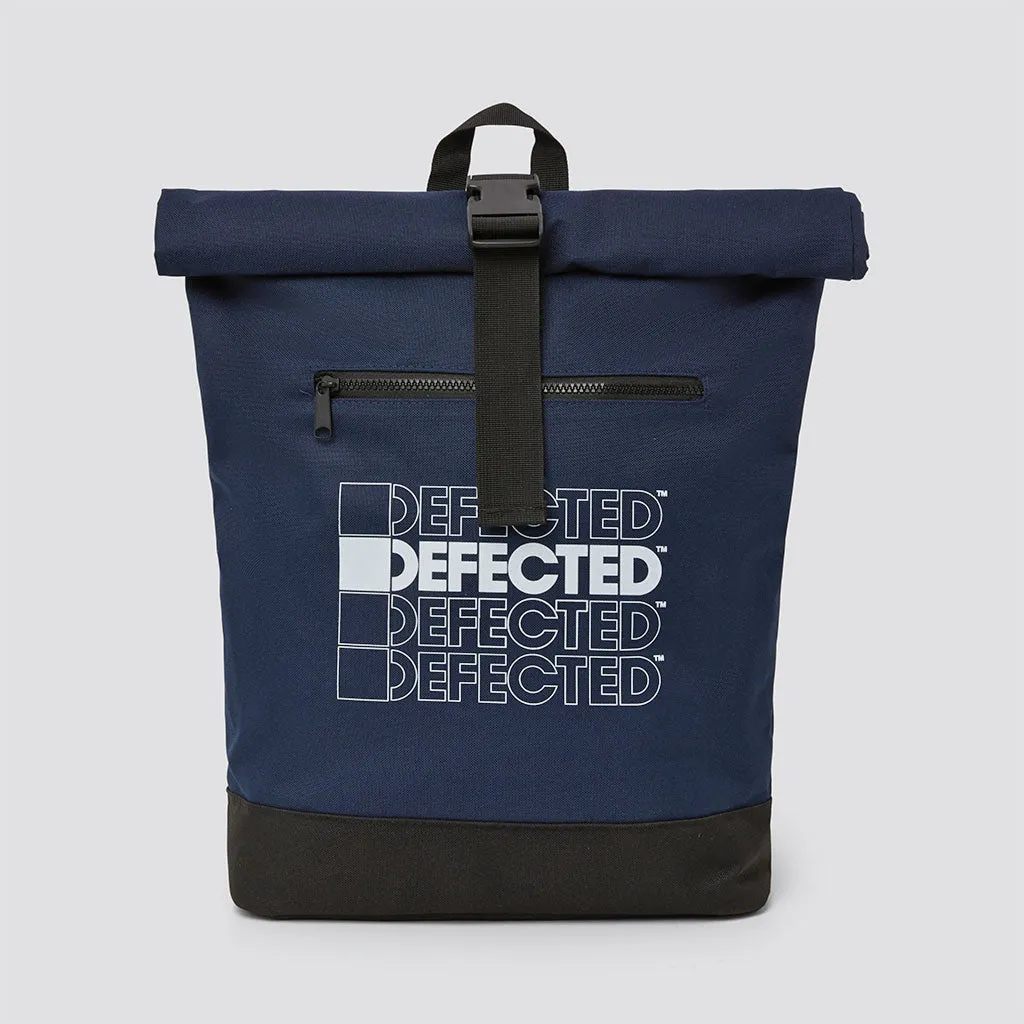 Defected Stack Logo Roll-Top Backpack