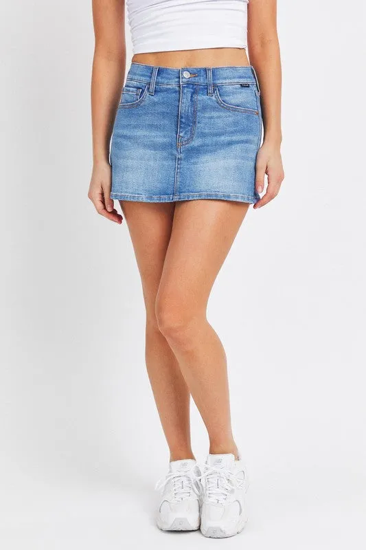 Denim Skort