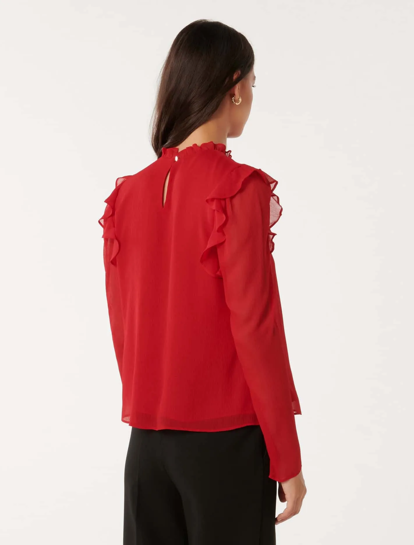 Diane Frill Detail Blouse