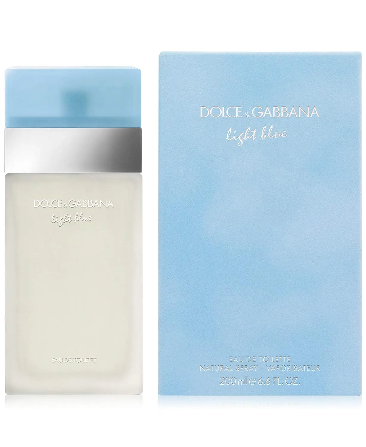 Dolce & Gabbana Light Blue Eau de Toilette 200ml 6.7 oz HUGE SIZE!!