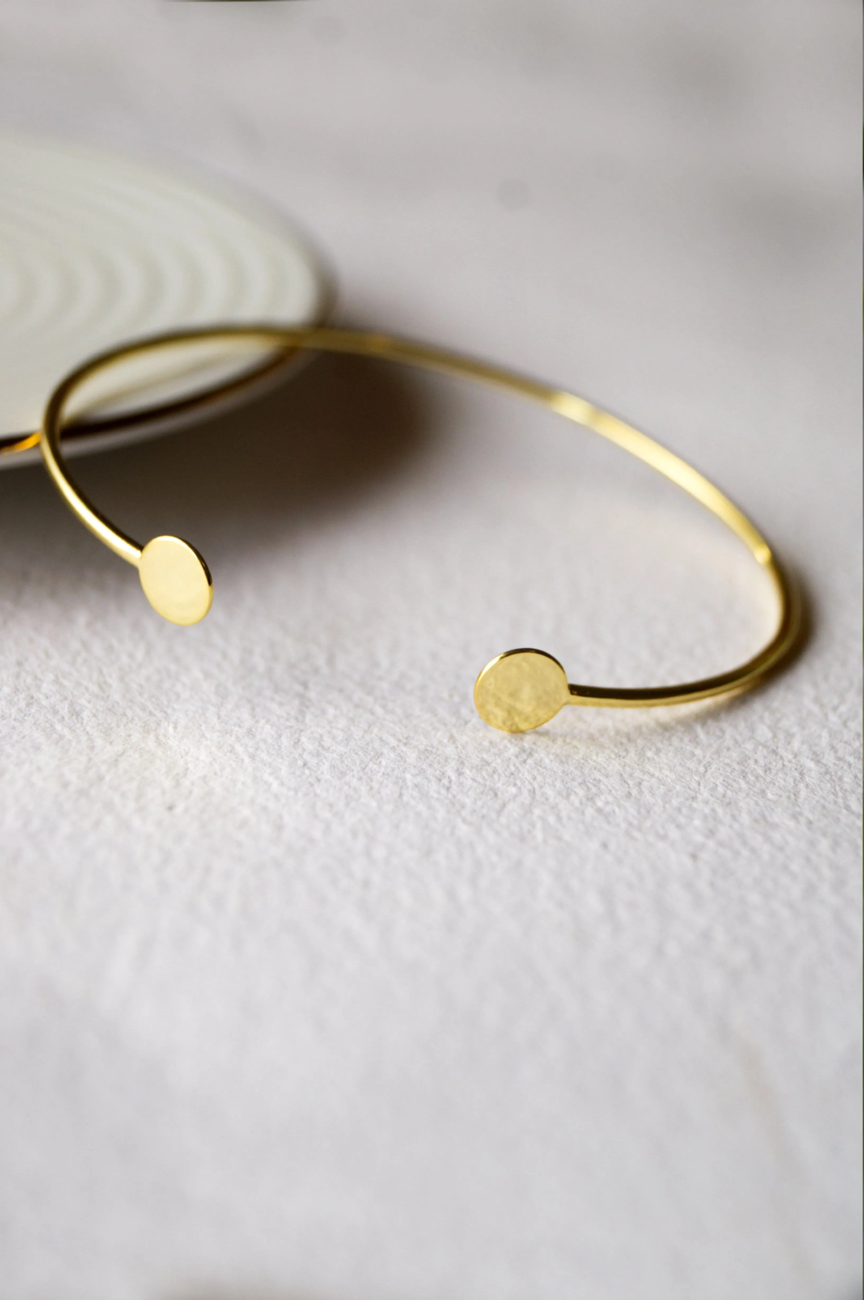 Dots & Dashes Rose Gold Plated Sterling Silver Adjustable Bracelet