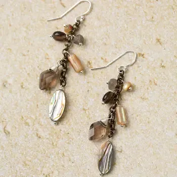 Dunes Gemstone Cascade Dangles by Anne Vaughan