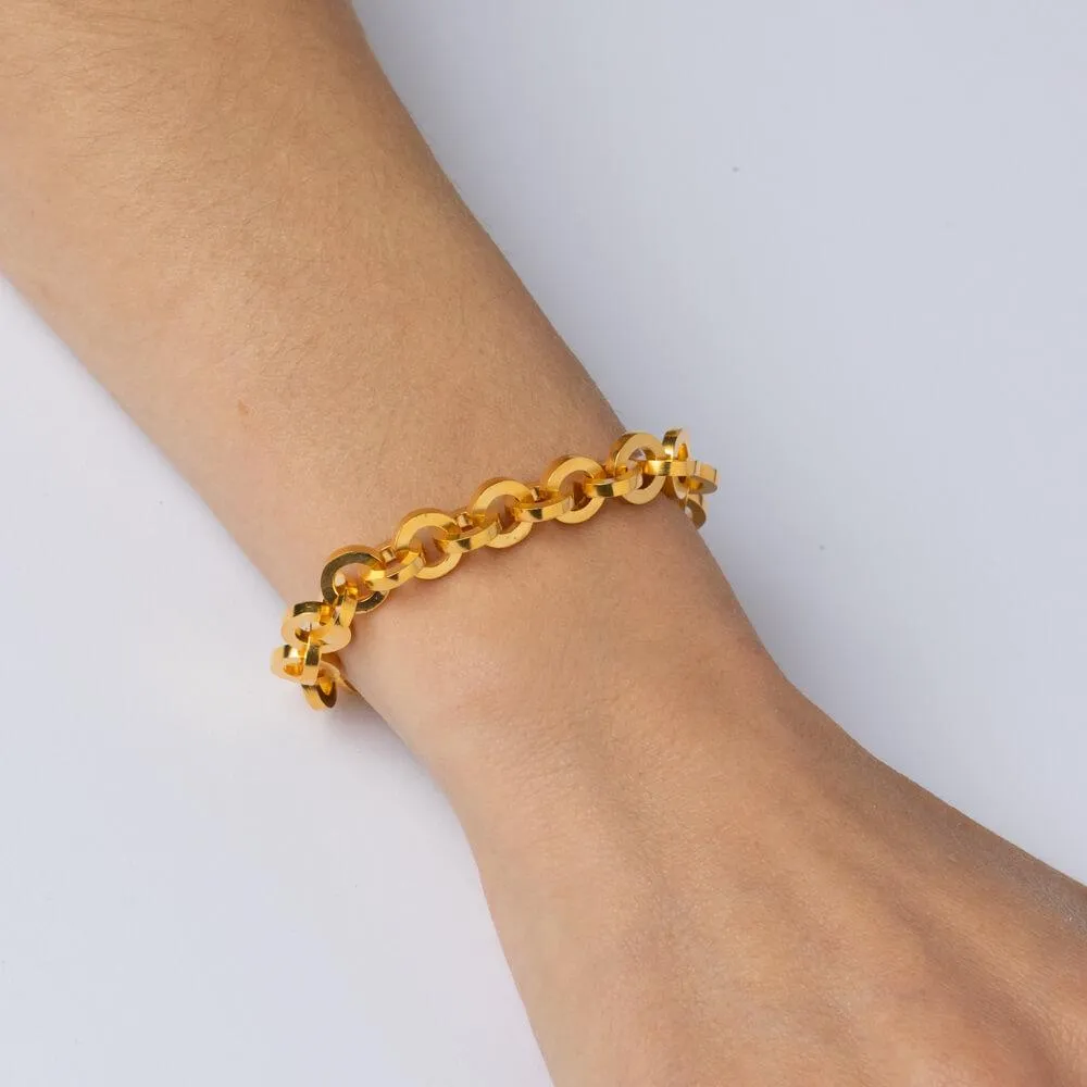 E 462 - Circle Chain Bracelet