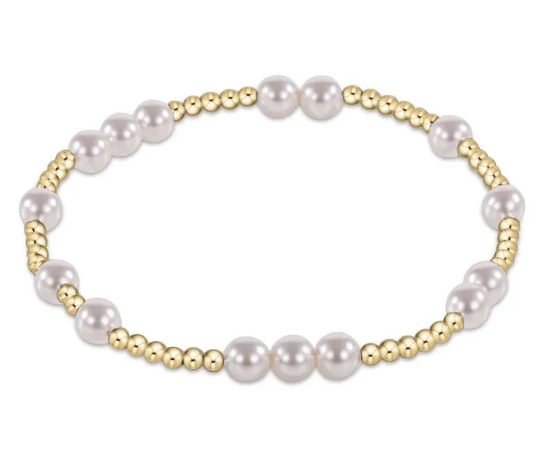 E Newton Hope Unwritten Bracelet - Pearl