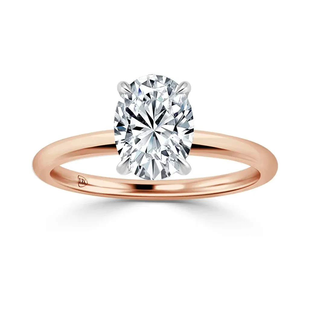 Edith - 18ct Rose Gold - Oval