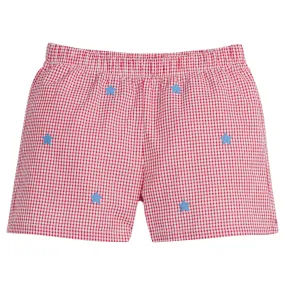 Embroidered Basic Short - Stars