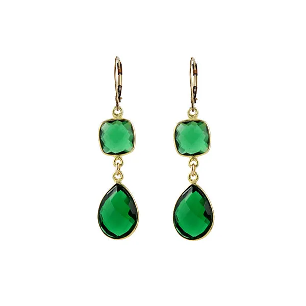 Emerald Green Earrings