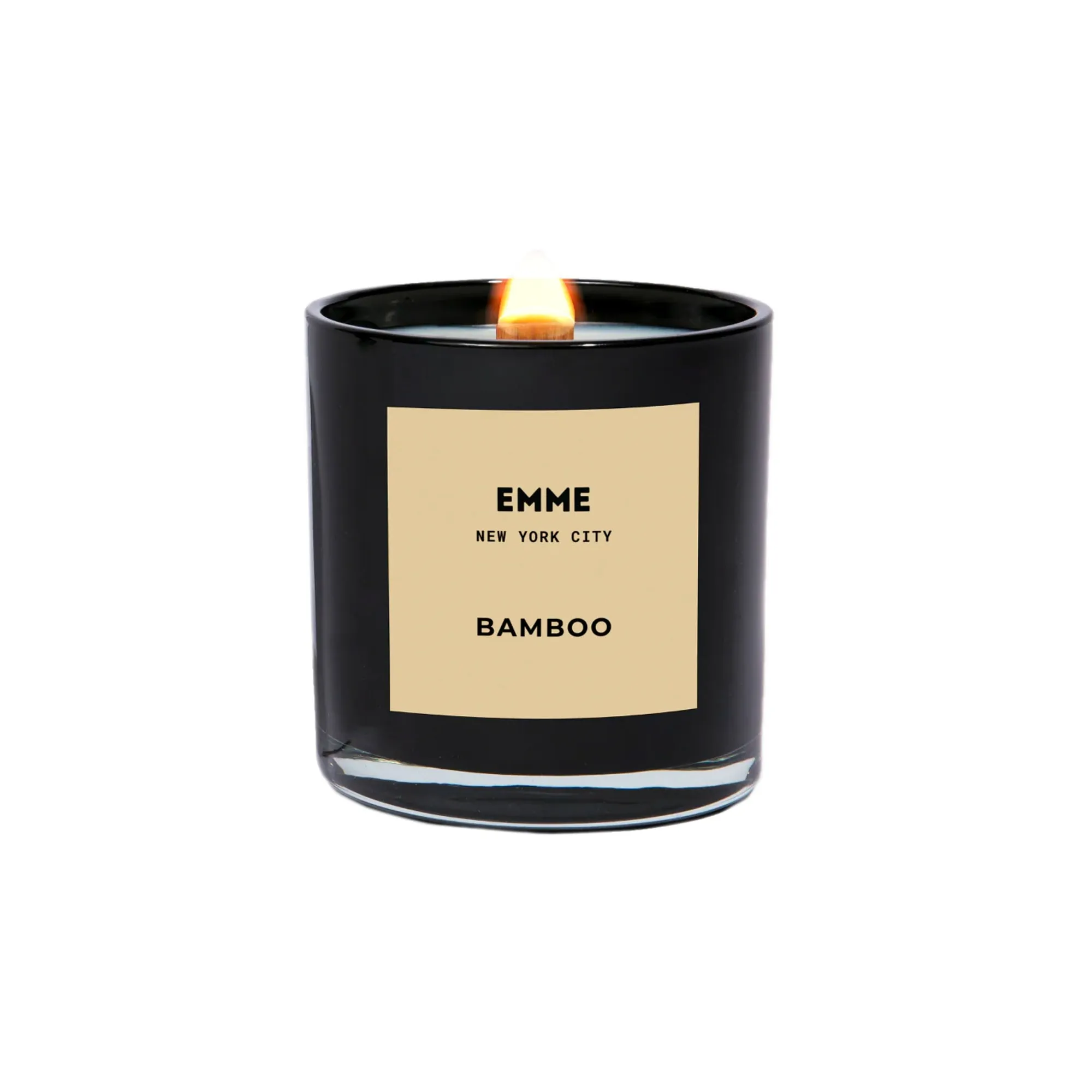 Emme Bamboo Candle Jar 10oz