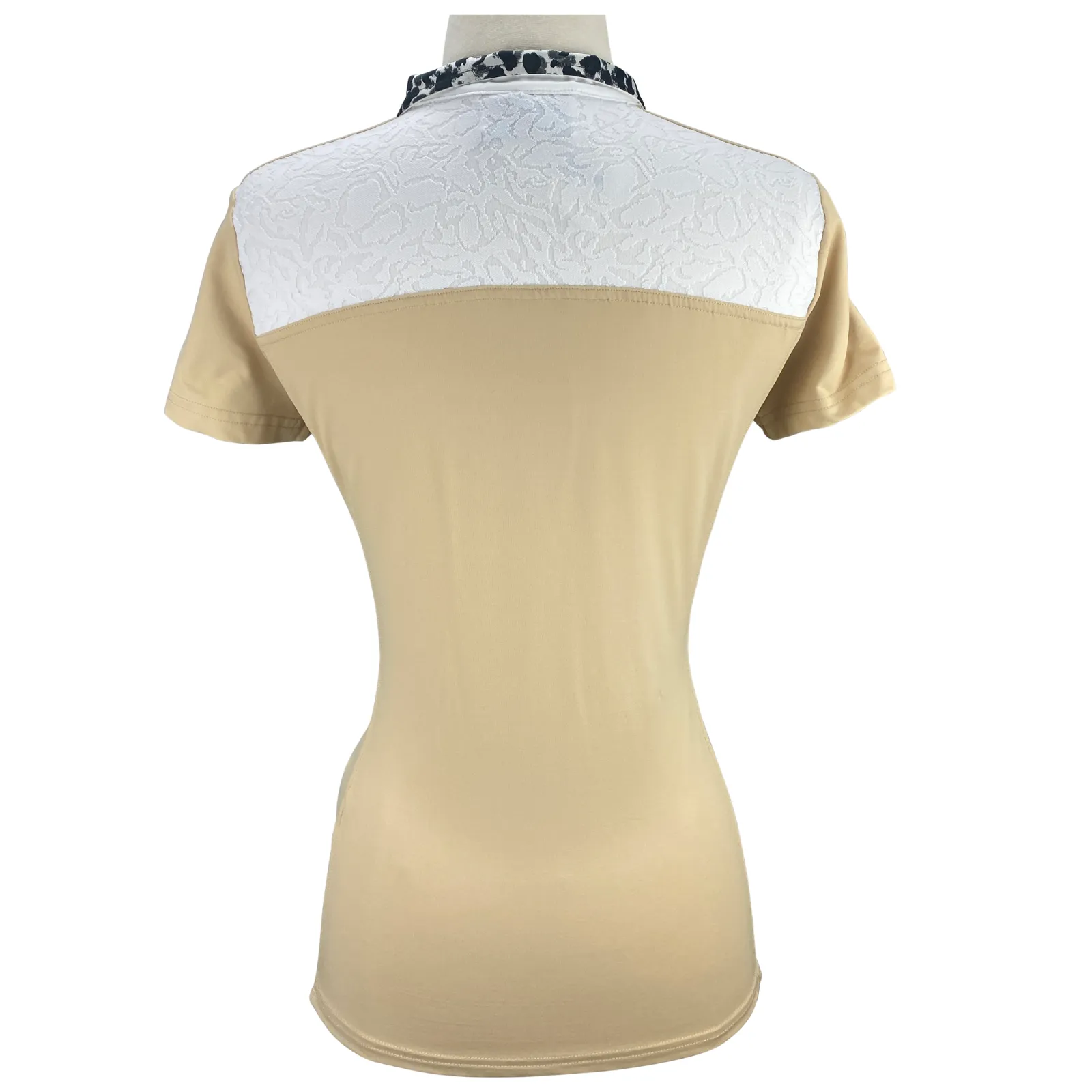 Equiline 'Angie' Show Polo in Tan - Women's Large