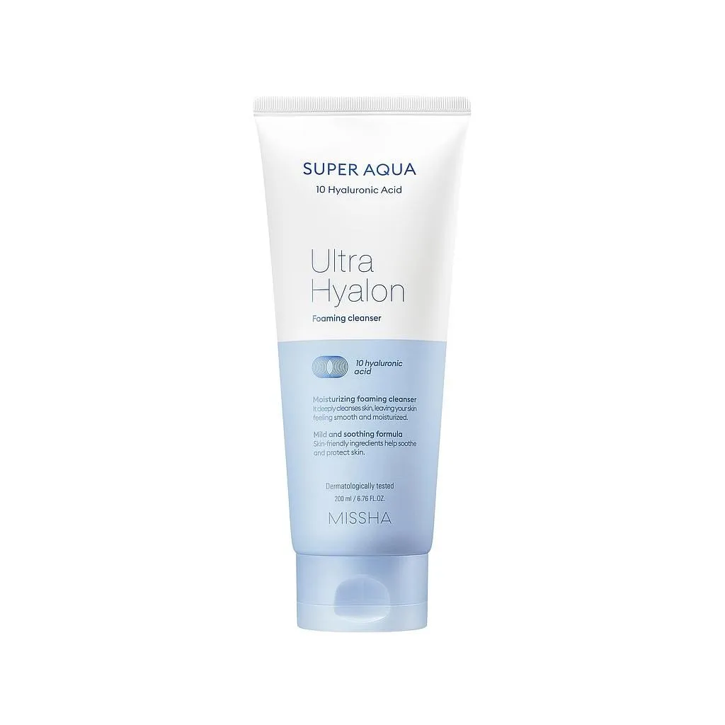 Espuma limpiadora MISSHA SUPER AQUA ULTRA HYALRON