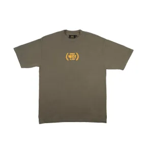 Extra Butter Official Selection Gold Puff Print Olive Tees