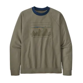 Felpa Patagonia Men's 73 Skyline Organic Crew Verde Chiaro