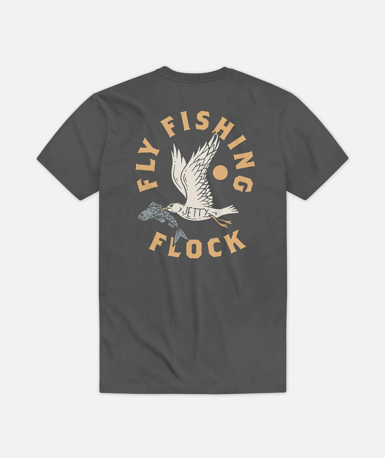 Flock Tee - Iron