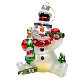 Frosty on a Binge Ornament